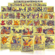 55 pcs Gold Card Pack Golden Cards for Kids Birthday Party Favors Gift
