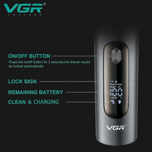 Barbeador elétrico VGR para barba