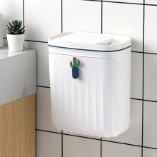 (A) Papelera de baño, colgante, papelera colgante