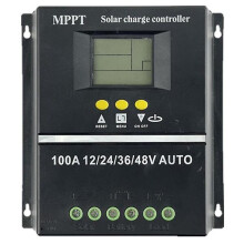 Pwm 100a 12v 24v 36v 48v automatic solar panel charge controller