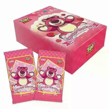 (10 packs per box-5) Genuine Disney 100 Carnival Series Trading Cards for Children Mickey Friends Zootopia Stitch Bear Collection Card Kids Toy Gift