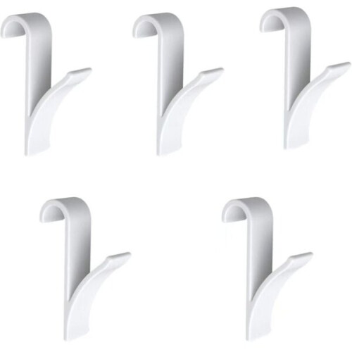 Radiatorhaak Witte plastic handdoekhouder