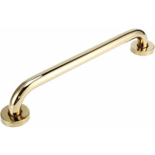 Maniglioni di sicurezza per doccia da 40 cm, in acciaio inox placcato oro, ideali per il bagno.