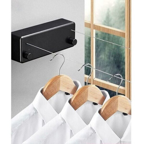 Étendoir à linge rétractable, étendoir à linge rétractable réglable
