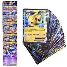 55 Extremely Rare Cards, (55 Gold Cards in English) - No Duplicates - A Gift for Kids and Collectors!
