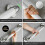 Douchebeugel (50 cm wit), antislip handgreep, wandmontage 1