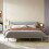 Set van 2 verstelbare bedpoten 18-33 cm wit pootrooster 1
