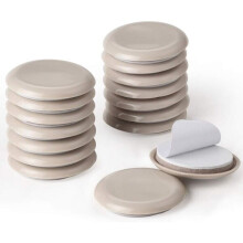 Almohadillas para muebles, 16 unidades, deslizadores redondos autoadhesivos de 54 mm