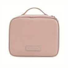Trousse cosmétique LDQ en cuir PU - grande trousse de voyage étanche.