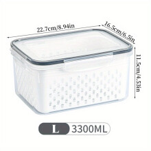 Kühlschrank-Organizer-Set mit Sieb – ein echtes Schnäppchen!
