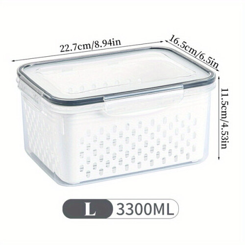 Kühlschrank-Organizer-Set mit Sieb – ein echtes Schnäppchen!