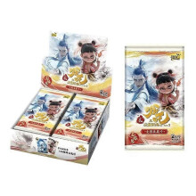 (30packsperboxB) KAYOU Genuine Nezha Cards Devil Boy Conquers The Dragon King Series Flame Pack Movie Anime Collection Cards Toys Gifts