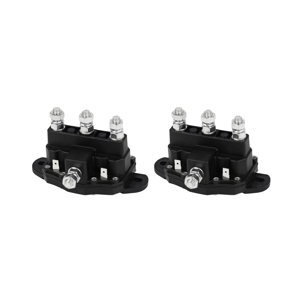 2X For Winch Motor Reversing Solenoid 12V Contactor Relay Intermittent Duty 6 Terminals 214-1231-A11 4712139523461