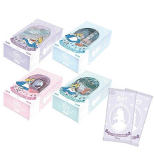 (Randomcolor1boxC) Princess Cards Magic Fairy Tale Series Card Cinderella Snow White Cartoon Character Anime Collection Card Toys