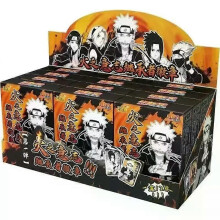 (12packsperboxA) KAYOU Genuine Naruto Box Fire Will Successor Badge BR Card Naruto Hinata Tsunade Sasuke Anime Collection Card Boy Toy Gift
