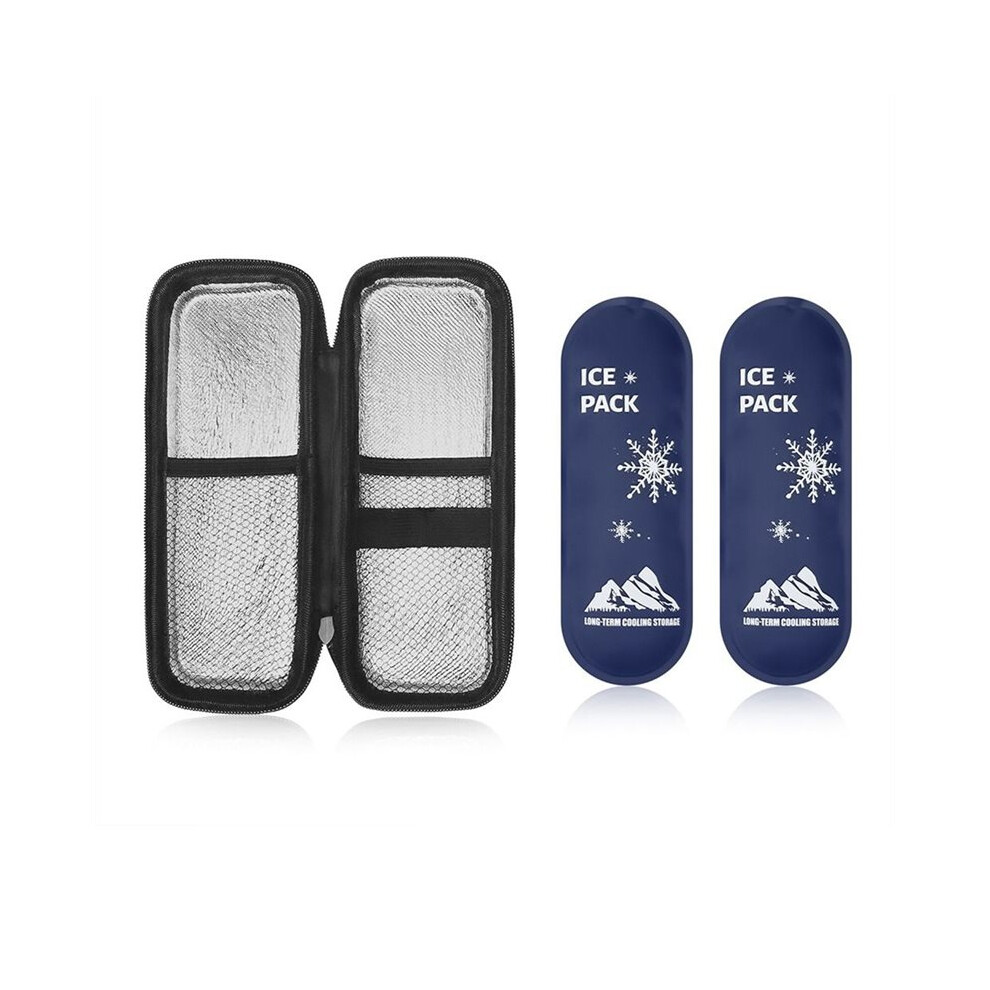 Portable Insulin Cooling Bag Glaciated Cold Storage Bag Travel Pocket Cooler Pen Pack Freezer for Diabetes