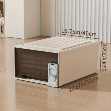 Box mit Schublade, multifunktionale Aufbewahrungsbox aus Kunststoff.