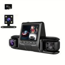 Cámara para coche GYIOEUPT 1080P HD con 3 lentes - Modelo 2