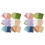 192 Sheets Textured Scrapbook Paper and Mesh Fabric Assorted Set,6 Pack Mixed Special Paper for Scrapbooking Planner 2