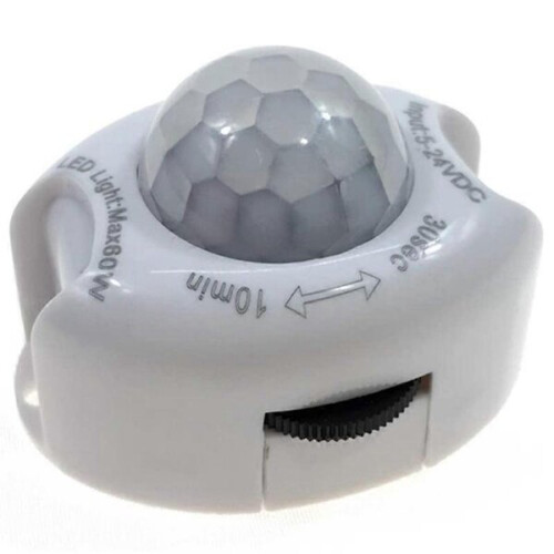 Sensor de movimiento infrarrojo PIR DC5-24V automático