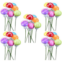 68 stuks realistische paddenstoelen voor een microtuin, kleine paddenstoeldecoraties van schuim.