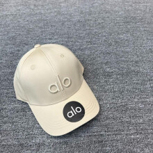(Khaki) (Khaki) Embroidery Alo Letter Baseball Cap For Women Casual Sun Hat Protection Fashion