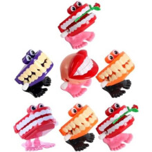 7pcs Wind Up Teeth Toy, Chattering Teeth Dental Care Demonstration Toy, Halloween Decoration, Party Favor for Kids Boys Girls Birthday