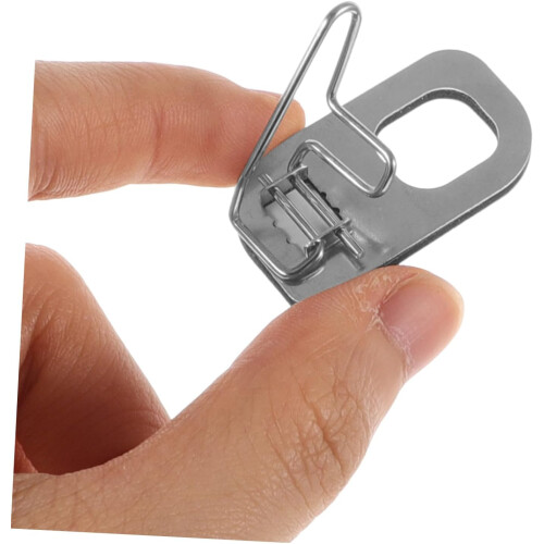Bowstring Clip Aluminum Alloy Rest Buckle Easy Install Remove Black Color 1