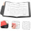 Standard Referee Wallet Soccer Referee Kit 2 Pack Referee Cards Easy Scoring Sheet Compact Sturdy 4