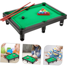 Interactive Mini Pool Table Game Toy Pool Set with Balls Cue for Boys and Girls Compact Portable Snooker Table for Home