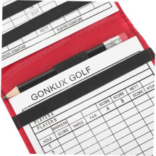 Kätevät golftuloskortit 18 pakkauksen tukeva, vedenpitävä lisämerkintätila reikänumeroiden päivämäärille