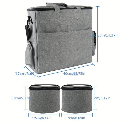 5-piece pet travel backpack with zipper 2