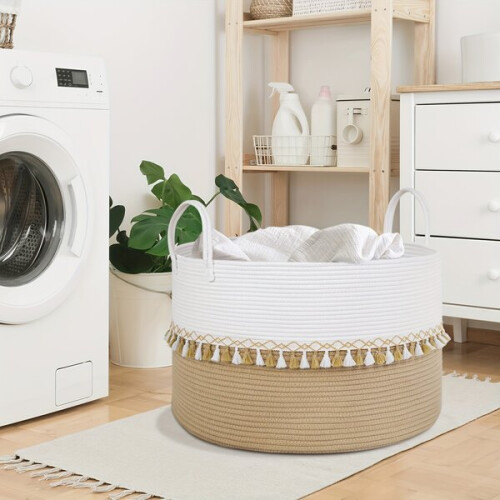 Grand panier à linge - une solution de rangement universelle. 1