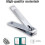 Nail clipper set, 6 pcs. toenail clippers, n 2