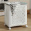 1 pc. Large Folding Laundry Trolley - Ceramic White 2