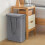 Large laundry bin with lid and handles. 3