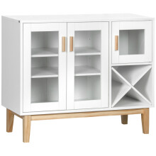 Aparador de Cocina Bicolor 90 x 37 x 75 cm