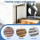 Costway Outdoor Hand Rail 2-Step Angle-Adjustable Metal Stair Railing Kit 10