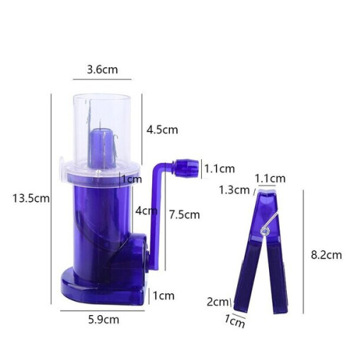 Automatische angstmachine, blauw 1
