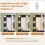 Costway 80 cm Makeup Vanity Desk Set with LED Bulbs Mirror And Stool 8
