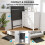 Homcom (Black) HOMCOM 81.5 cm Folding Computer Desk for Small Spaces Bedroom 4