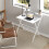 Homcom (White) HOMCOM 81.5 cm Folding Computer Desk for Small Spaces Bedroom 7