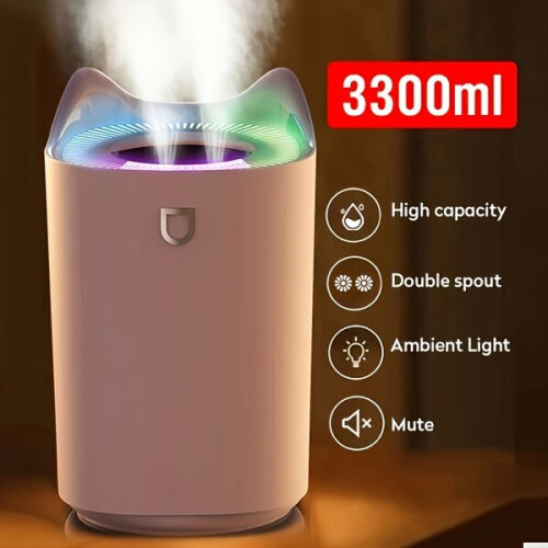 Humidificateur LED à double buse de grande capacité 1