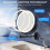 Wall Mounted Lighted Makeup Mirror, Rechargeable Double-Sided Magnifying Mirror with 3 Color LED, 360 Rotation 6