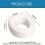 Cuscinetto per sollevatore WC, 12 cm, antiscivolo, resistente. 4