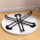 Table d'appoint ronde pliante minimaliste, en plastique. 4