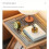 Table multifonctionnelle moderne avec plateau en verre. 5