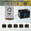 25A MPPT Step-Down Solar Charge Controller,720W Input 18-80V,Auto Step-Down for 12V/24V Lithium,Lead-Acid,Gel Battery 6