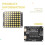 8X8 LED Matrix Module HT16K33 I2C Interface LED Dot Matrix Module Support Expansion Connection LED Electronic Screen B 7