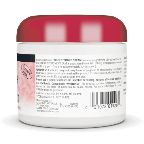 Source Naturals Pro-Gestational Botanicals Cream - 113.4g 2